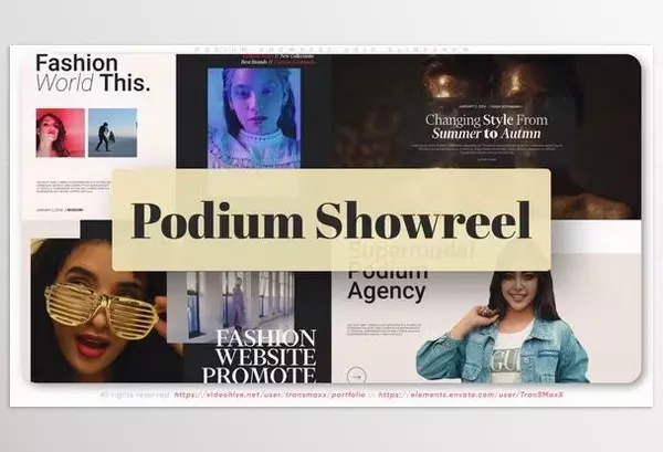 Project – Podium Showreel Grid Slideshow by TranSMaxX2 – Download 50455004