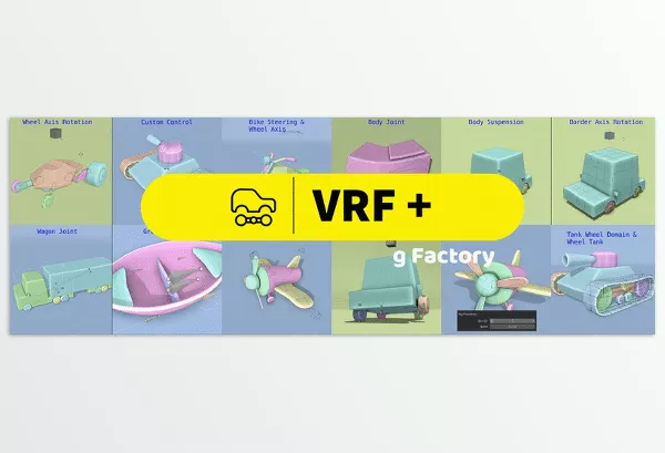 Blender Addon – Vehicle Rig Factory Plus by blenderig_master – Download