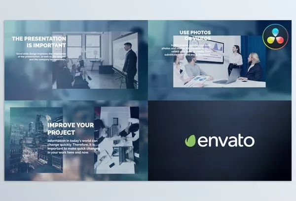 Resolve Tool – Corporate and Modern Slideshow for DaVinci Resolve by OneMotionStudio – Download 50464792