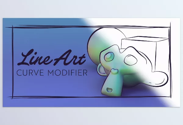Blender Addon – Line Art Curve Modifier by Tradigital3D – Download