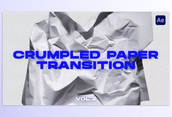 Plugin – Crumpled Paper Transitions VOL.2. After Effects by whiterecord – Download 50731757