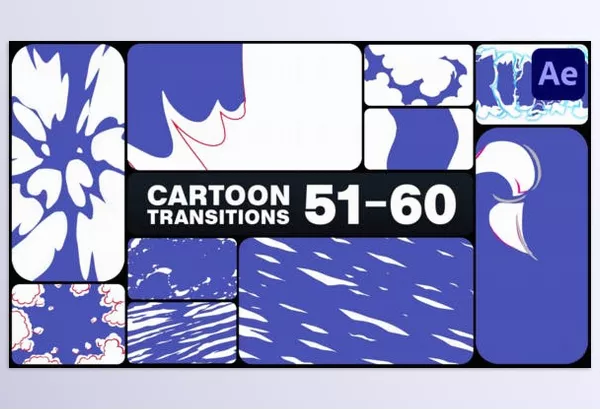 Project – Cartoon Transitions for After Effects by FX_Monster – Download 50939202