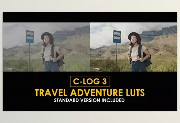 Motion Template – C Log3 Travel Adventure and Standard Color LUTs by Playground_Studio – Download 50930907