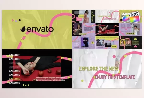 Motion Template – Colorful Stylish Slides for FCPX by LikeThisMotion – Download 50940309