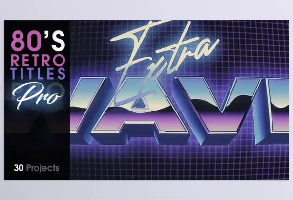 Plugin – 80’s Retro Titles PRO by MoR – Download 38977448