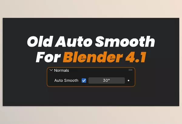 Blender Addon – Old Auto Smooth by Amandeep – Download