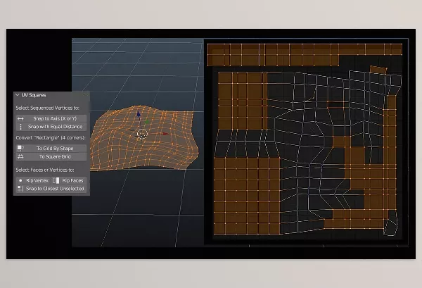 Blender Addon – UV Squares by radivarig – Download