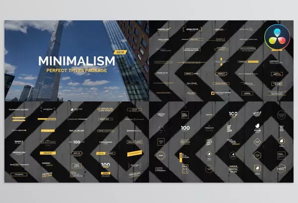 Resolve Tool – Minimalism New DaVinci Resolve by SweetsBox – Download 51406366