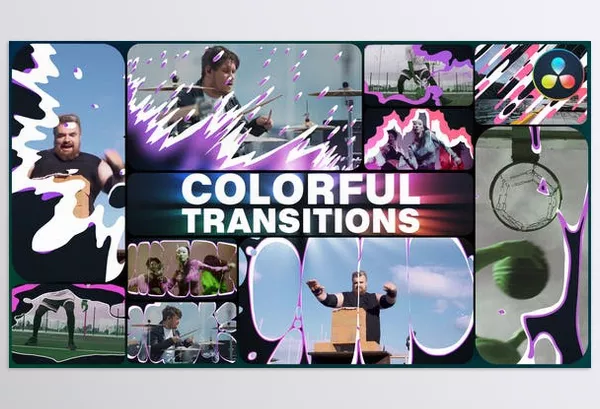 Resolve Tool – Colorful Transitions for DaVinci Resolve by FX_Monster – Download 51868965