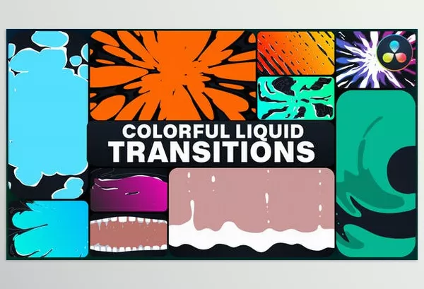 Resolve Tool – Colorful Liquid Transitions for DaVinci Resolve by FX_Monster – Download 51868995