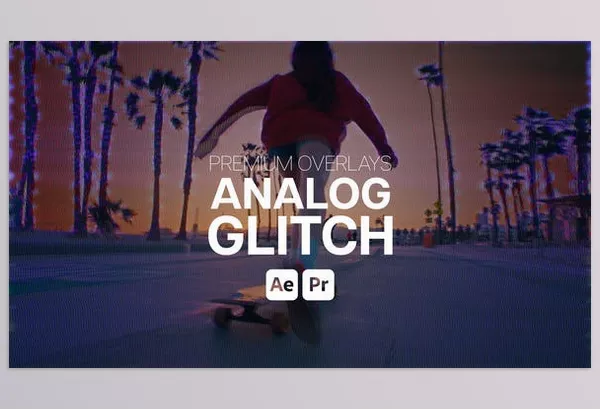 Project – Premium Overlays Analog Glitch by Premiumilk – Download 52260913