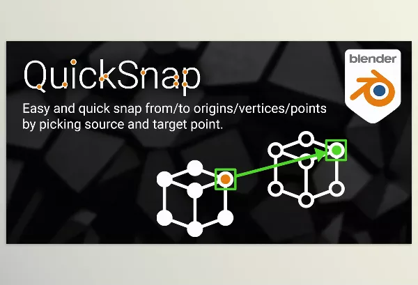 Blender Addon – Quicksnap by Julien Heijmans – Download