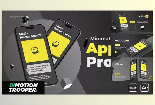 Project – Minimal App Promo by MotionTrooper – Download 52274243