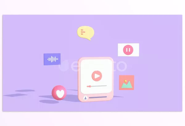 Asset – Social Media, Online Social Media Platform, Social Media Marketing Concept Animation by NeoDiv – Download 52351529