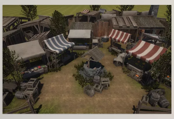 Unity Asset – Medieval Mega Marketplace by Aquarius Max – Download
