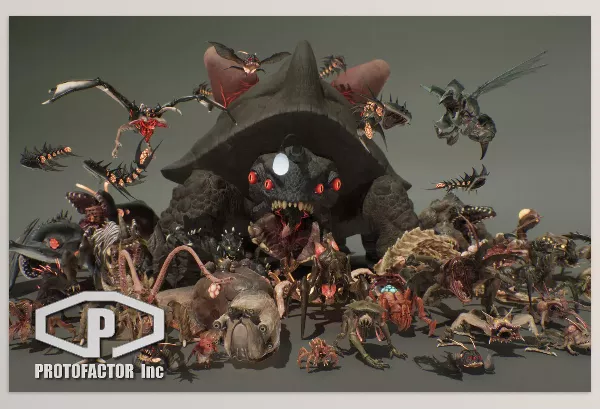 Unity Asset – Monster Full Pack Vol 1 by PROTOFACTOR INC – Download