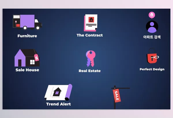 Project – Real Estate Business Icons And Titles for After Effects by Explainme – Download 52491176