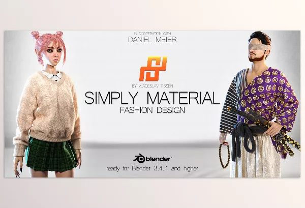 Blender Addon – Simply Material Fashion Design s by VjaceslavT – Download