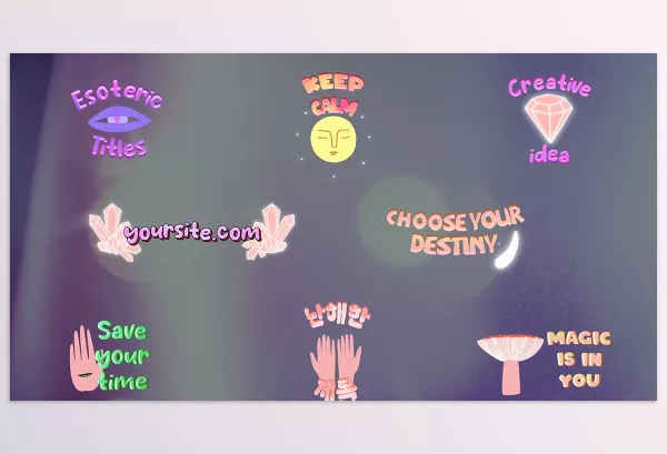 Project – Cartoon Esoteric Titles for Premiere Pro by 2DFXAnimation – Download 52356897