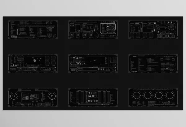 Project – Hud Large Screens for After Effects by VFXgenerator – Download 52680718