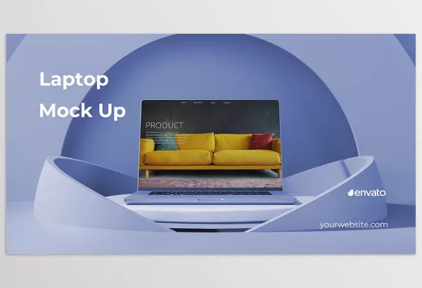 Project – Laptop Mockup for After Effects by VFXgenerator – Download 52723148