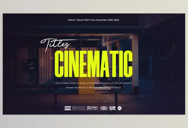 Project – Cinematic Film Titles by ionestudio – Download 52871599
