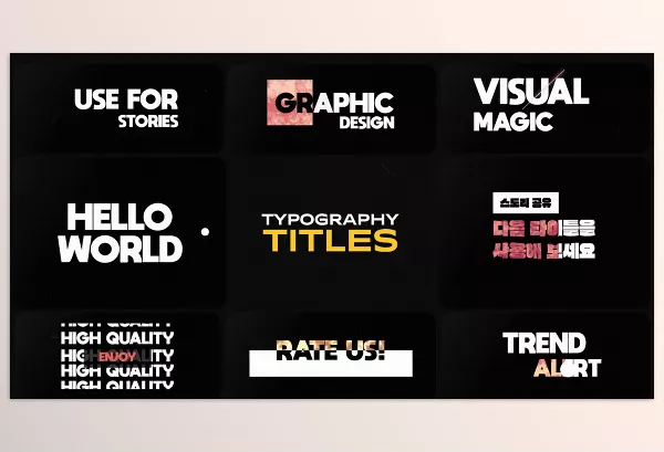 Project – Typography Titles for Premiere Pro by MisterFlashStore – Download 52531361