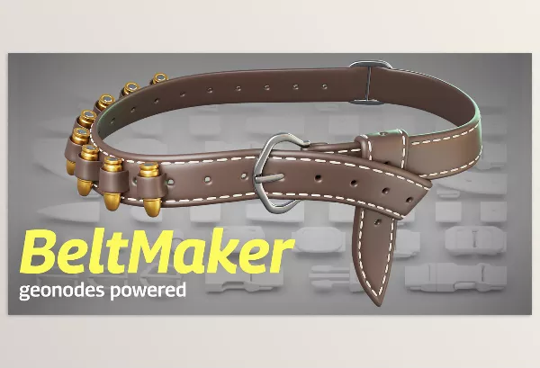 Blender Addon – Belt Maker by Nodes Interactive – Download