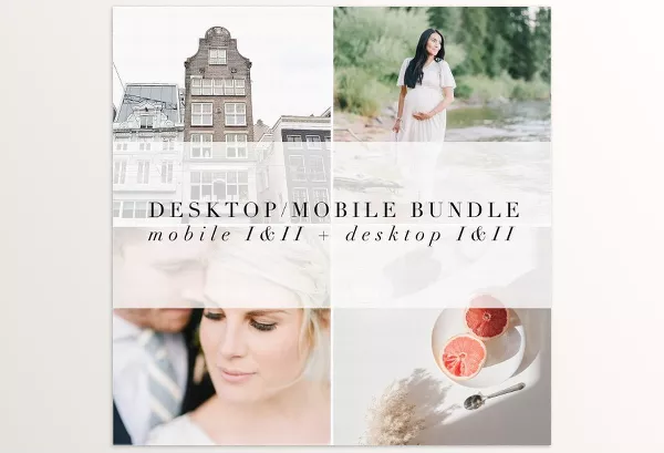 Lightroom Preset – Set I + Set II Desktop and Mobile Presets by Jessica Kettle – Download