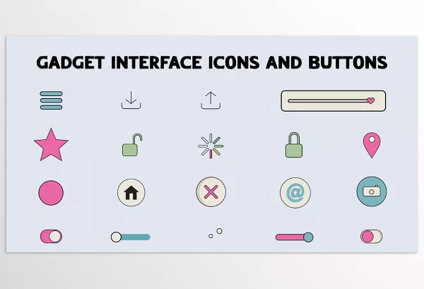 Project – Gadget Interface Icons And Buttons for After Effects by Explainme – Download 52508588