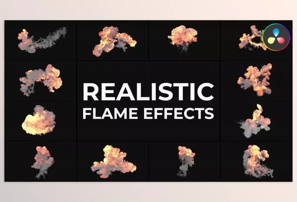 Resolve Tool – Realistic Flame Effects for DaVinci Resolve by VFXgenerator – Download 52681703