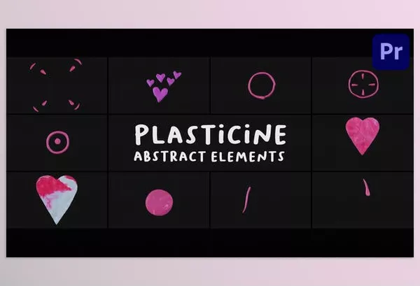 Project – Plasticine Abstract Elements by SweetsBox – Download 52689682