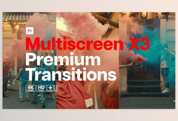 Motion Template – Premium Transitions Multiscreen X3 for Premiere Pro by Premiumilk – Download 52725297