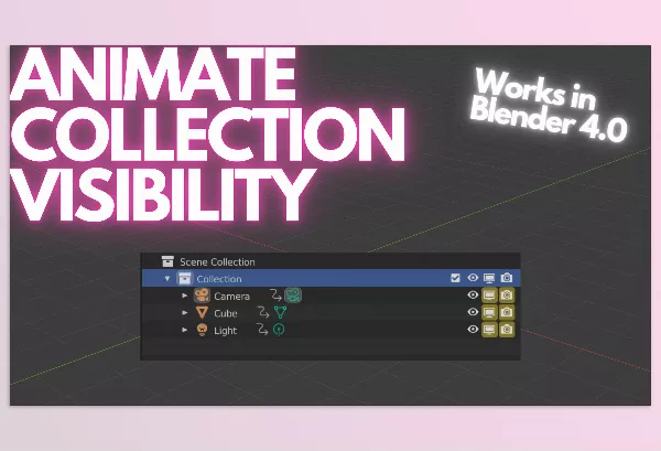 Blender Addon – Animate Collection Visibility by Greg Miles – Download