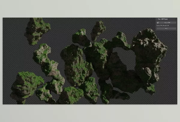 Blender Addon – Rock Cliff Maker Addon for Blender by Maroc Sofiane – Download