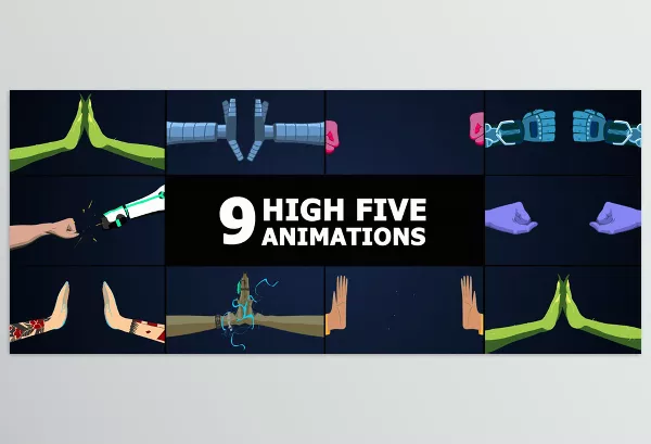 Project – High Five Animations for After Effects by FlashFXbox – Download 53685510
