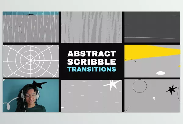 Project – Abstract Scribble Transitions for After Effects by MisterFlashAnimation – Download 53684778