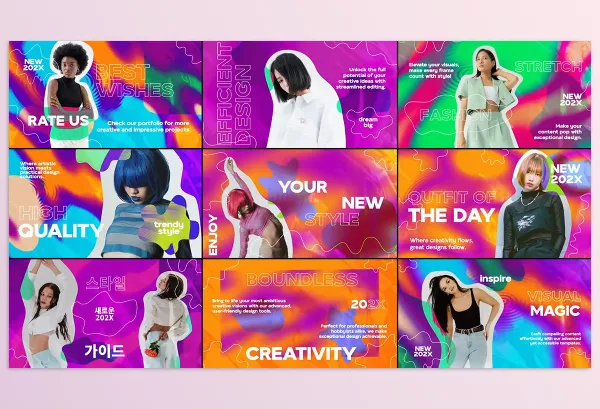 Project – Psychedelic Fashion Scenes for Premiere Pro by OneMotionStudio – Download 53436505