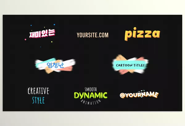 Project – Colorful Dynamic Titles for After Effects by FX_Monster – Download 53533044