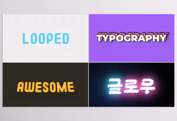 Project – Colorful Looped Typography for Premiere Pro by FX_Monster – Download 53653487