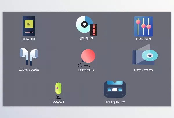 Project – Music And Podcast Icons And Titles for After Effects by Explainme – Download 53577293