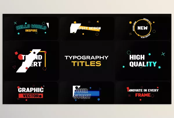 Project – Stylish Plate Titles for Premiere Pro by MisterFlashStore – Download 53644794