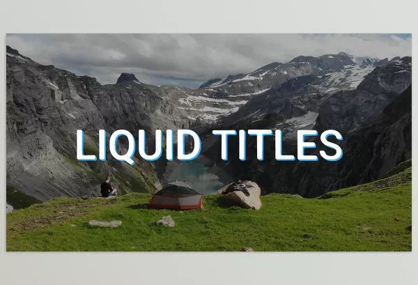 Project – Liquid Titles for Premiere Pro by FX_Monster – Download 53644631