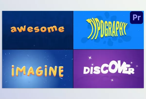 Asset – Cartoon Text Animations for Premiere Pro by FX_Monster – Download 53688175