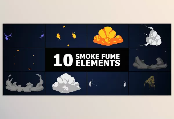 Project – Smoke Fume Elements for After Effects by FlashFXbox – Download 54011341