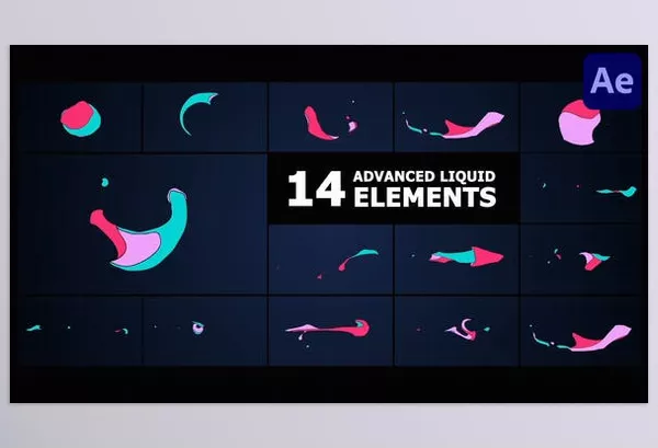 Plugin – Advanced Liquid Elements for After Effects by FlashFXbox – Download 54063731