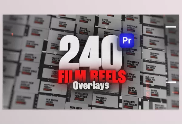 Project – Animated Film Reel Overlays Pack For Premiere Pro by xFxDesigns – Download 53921941