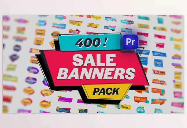 Project – Animated Sale Banners Pack for Premiere Pro by xFxDesigns – Download 54090327