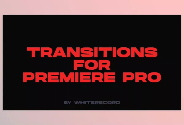 Project – Premiere Pro Transitions (Film, Glitch, Paper) by whiterecord – Download 48484295