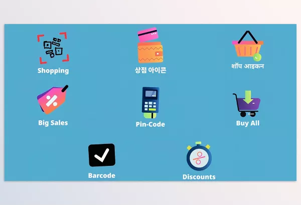 Resolve Tool – Shopping Icons And Titles for DaVinci Resolve by Explainme – Download 54135739